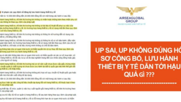 UP SAI HỒ SƠ CÔNG BỐ LƯU HÀNH THIẾT BỊ Y TẾ DẪN TỚI HẬU QUẢ GÌ?