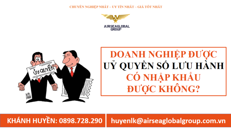 uỷ quyền số lưu hành