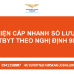 ĐIỀU KIỆN CẤP NHANH SỐ LƯU HÀNH TBYT THEO NGHỊ ĐỊNH 98