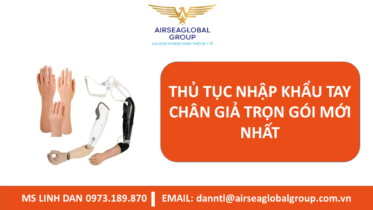 THỦ TỤC NHẬP KHẨU TAY CHÂN GIẢ TRỌN GÓI MỚI NHẤT - MS LINH ĐAN 0973.189.870