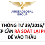 BÃI BỎ THÔNG TƯ 39/2016/TT-BYT DOANH NGHIỆP CẦN RÀ SOÁT LẠI PHÂN LOẠI GẤP ĐỂ VÀO THẦU