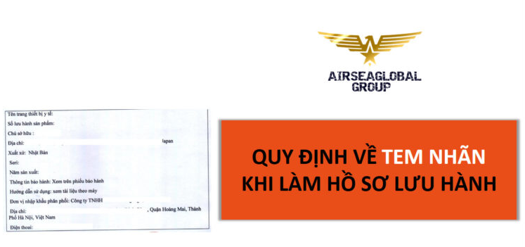 QUY ĐỊNH VỀ TEM NHÃN KHI LÀM HỒ SƠ LƯU HÀNH