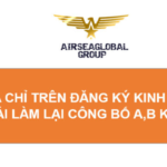 ĐỔI ĐỊA CHỈ TRÊN ĐĂNG KÝ KINH DOANH CÓ PHẢI LÀM LẠI CÔNG BỐ A B KHÔNG?