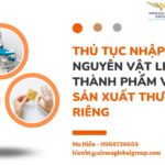 nhập nl về sản xuất
