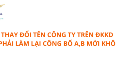 THAY ĐỔI TÊN CÔNG TY TRÊN ĐĂNG KÍ KINH DOANH CÓ PHẢI LÀM LẠI CÔNG BỐ A B MỚI KHÔNG?