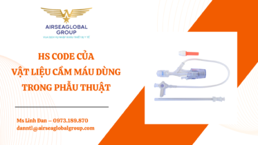 HS CODE VẬT LIỆU CẦM MÁU DÙNG TRONG PHẪU THUẬT